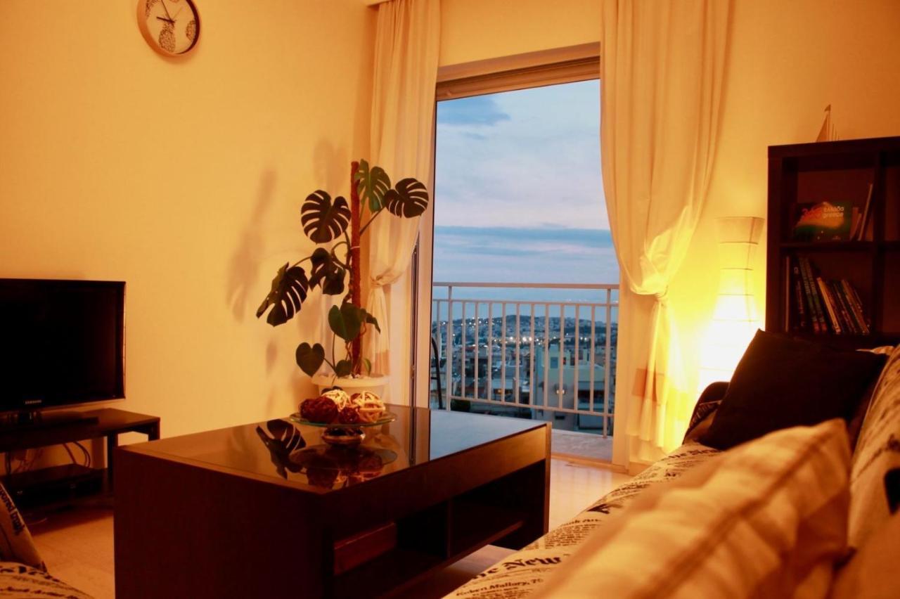 Penthouse With Sea View Lägenhet Aten Exteriör bild